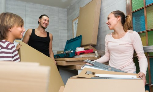 Office removals planning in Bayswater with boxes and desks