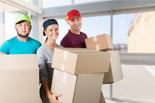 Office relocation equipment prepared for Bayswater removals