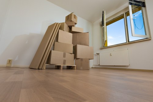 Professional team handling bulky furniture pick-up in Bayswater