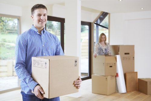 Careful wrapping of fragile household items in Bayswater