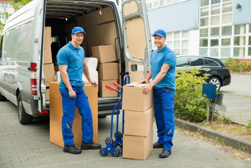 Urgent removal service transporting boxes and household items in Bayswater