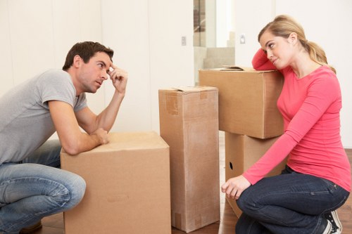 Loading commercial items into a moving truck near Bayswater