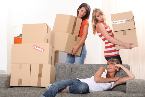 Different box sizes used for packing in Bayswater